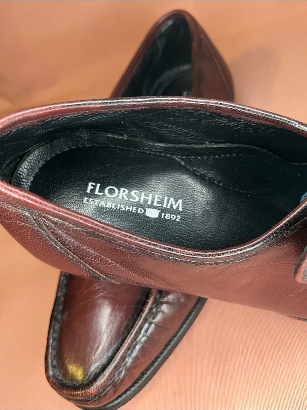 Vintage Florsheim Men's Classic Penny Loafers in Dark Brown
